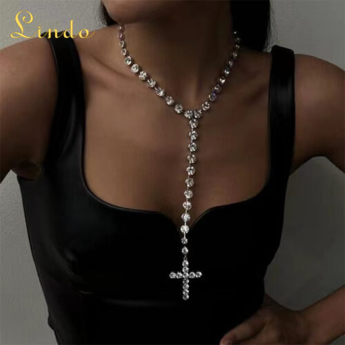 Long Cross Necklace