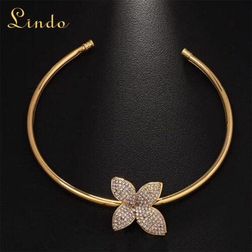 Metal Collar Choker Necklace