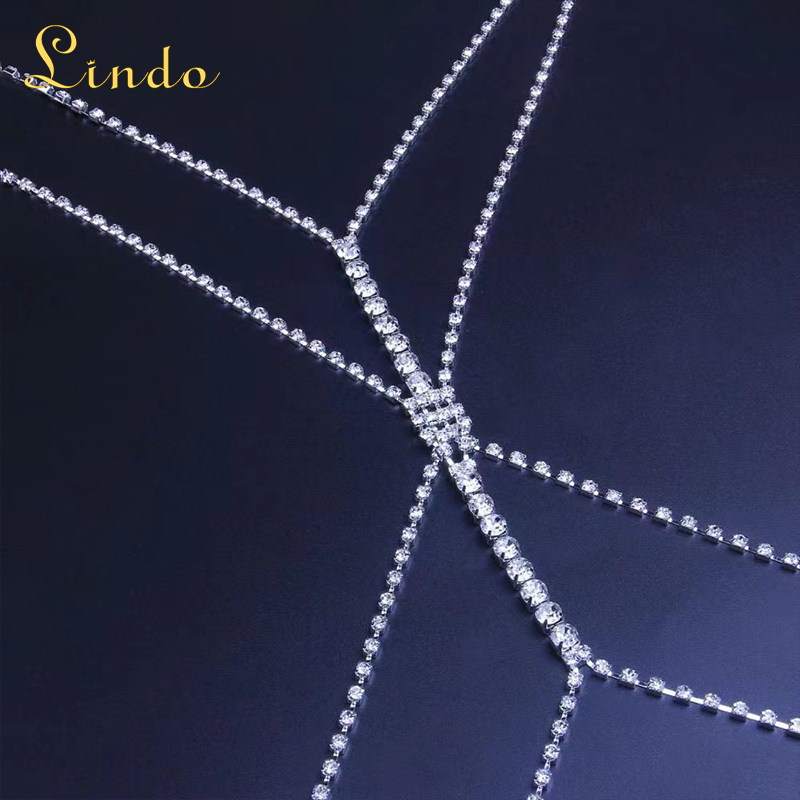 Rhinestone Chain for Body