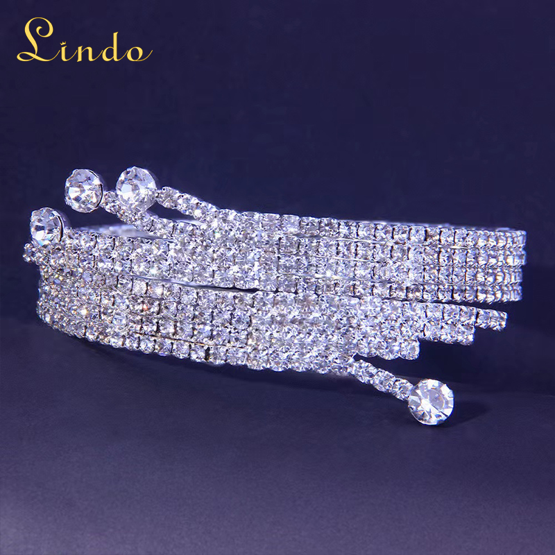 Rhinestone Crystal Cuff Bracelet