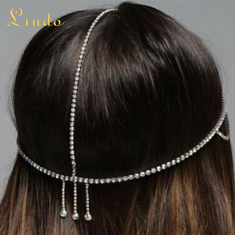 Rhinestone Headwear Chain Jewelry