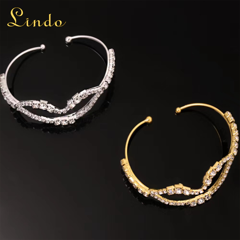 Rhinestone Lip Bling Bracelet