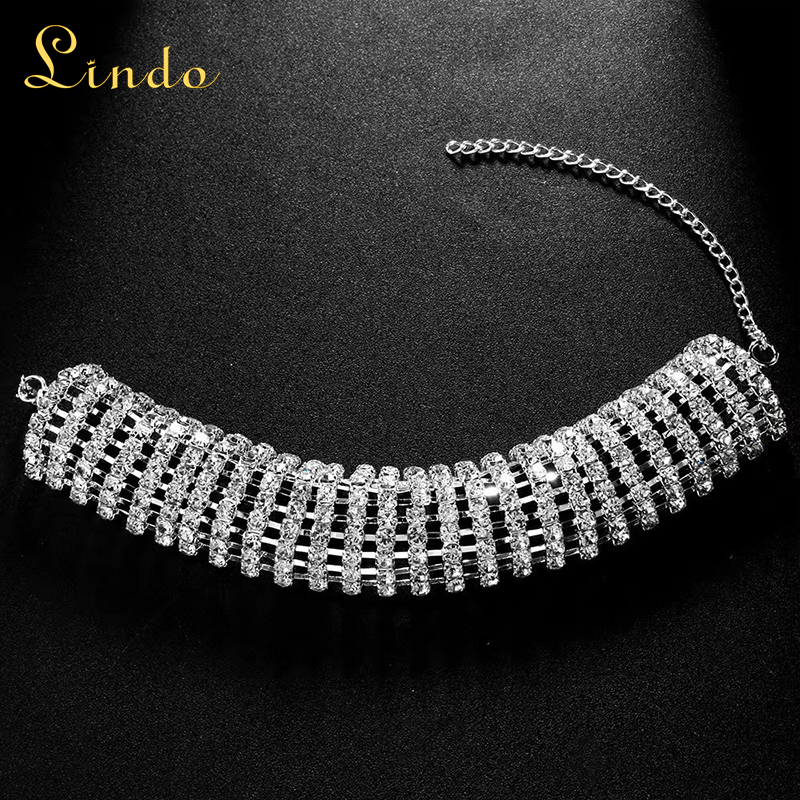 Silver Color Vintage Rhinestone Bracelet
