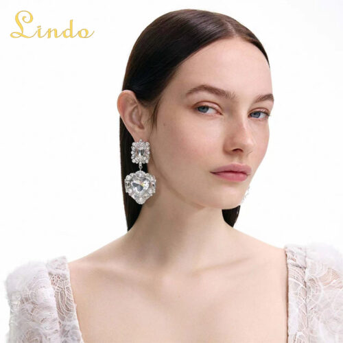 Stone Drop Earrings