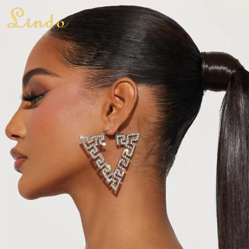 Triangle Hoop Earrings