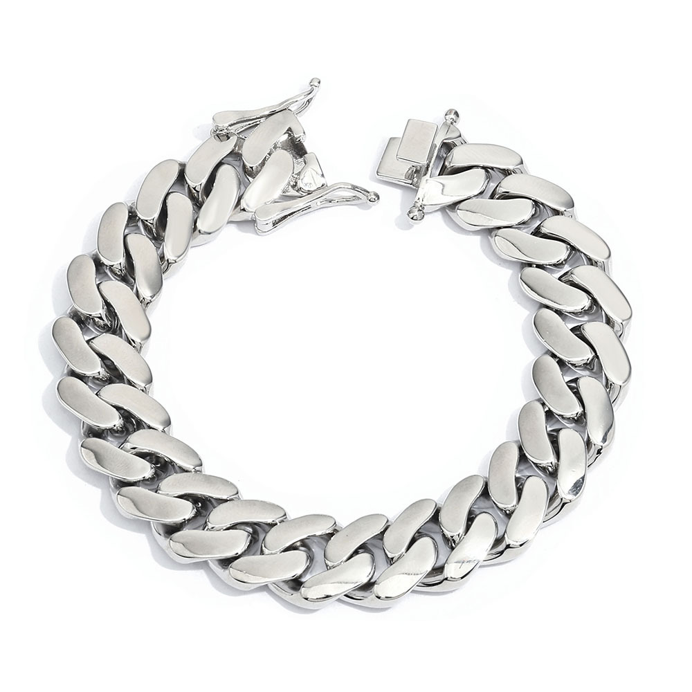 925 Sterling Silver Cuban Link Bracelet