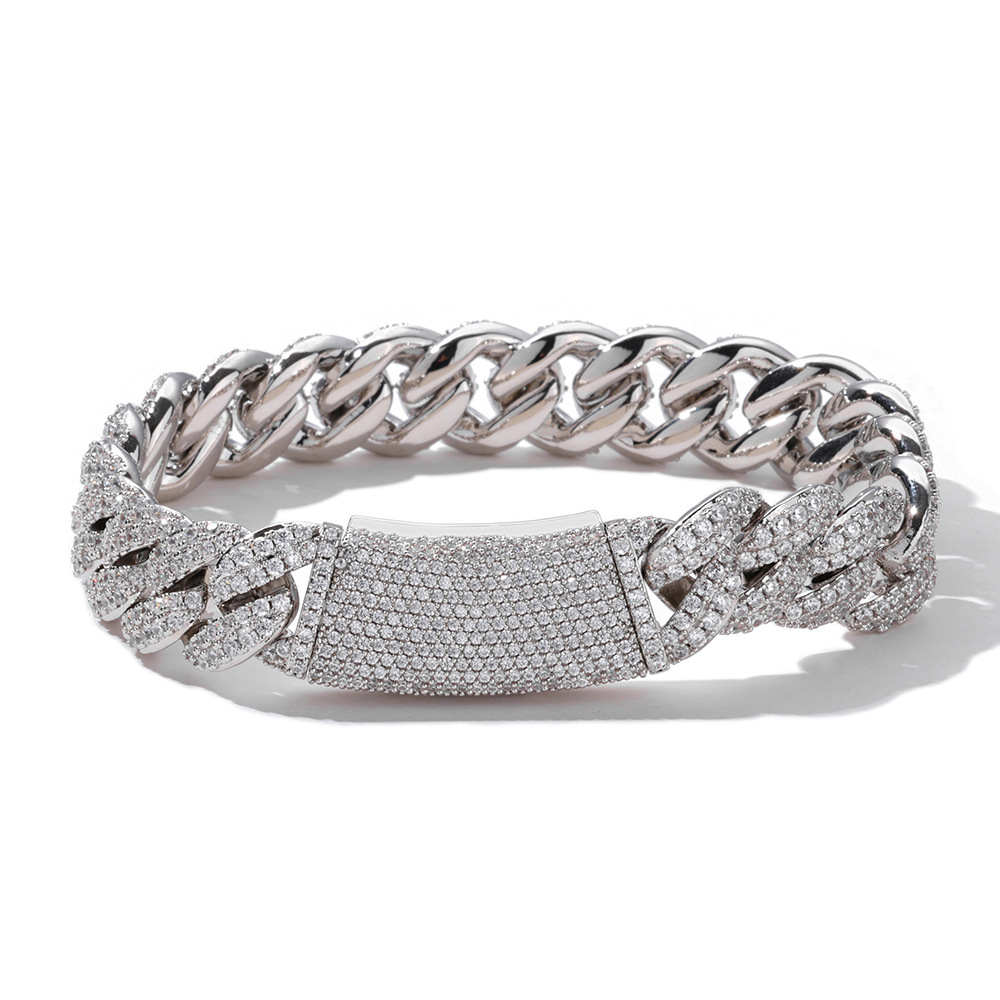 Iced Out 13mm Cuban Link Bracelet
