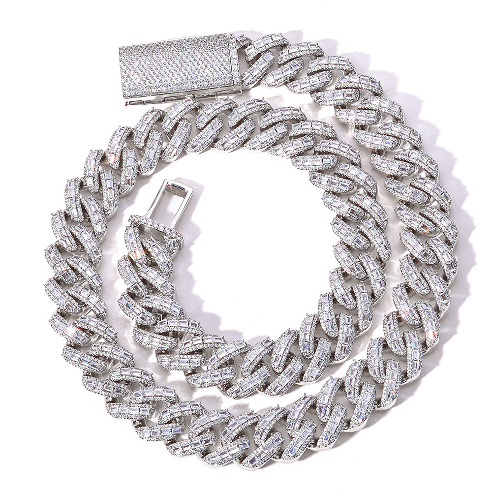 Sterling Silver 18mm Miami Cuban Link Chain for Men