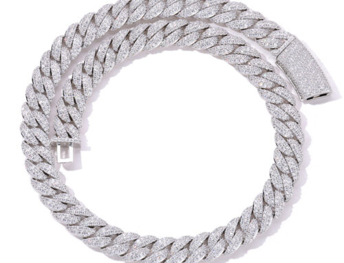 13mm Cuban Link Chain Micro Pavé Hip Hop Necklace