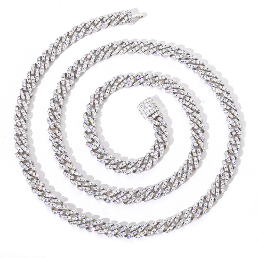 5mm Cuban Chain Hip Hop Moissanite Miami Chain