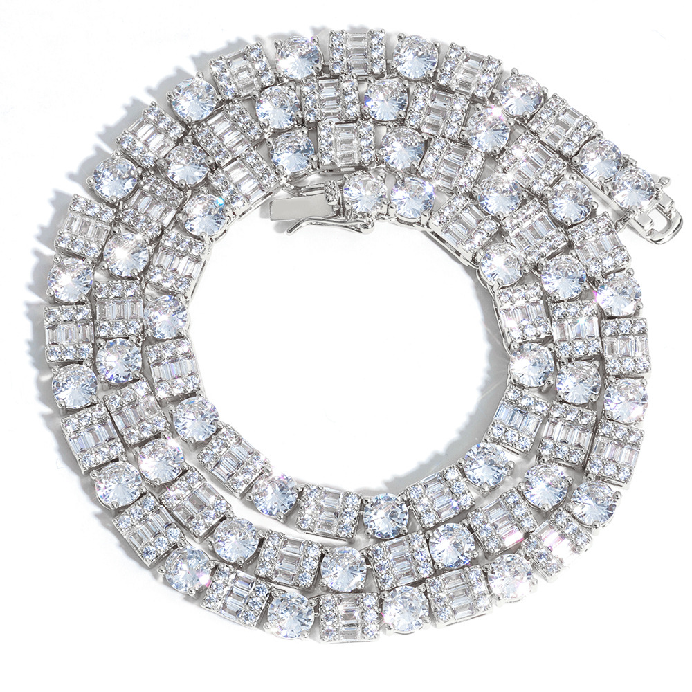 Lab Diamond Tennis Chain Custom Moissanite Necklace