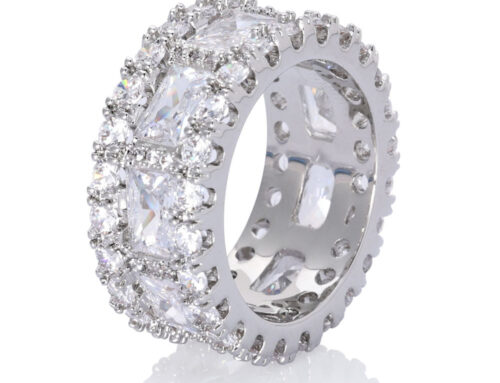 Moissanite Hip Hop Ring Custom Men’s Jewelry